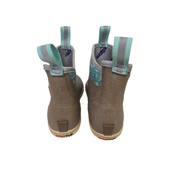 Xtratuf Women's 120019 Salmon Sisters 6" Ankle Deck Boot Tan Size 8M - Picture 3 of 7